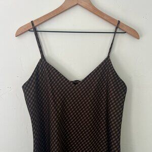 Gianni Bini Long Women’s Checkered Dress w/ Slits